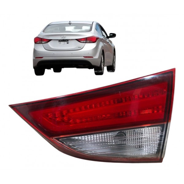 Lanterna Direita Tampa Traseira Elantra 2013 2014 A 2016 Direito/passageiro Vermelho