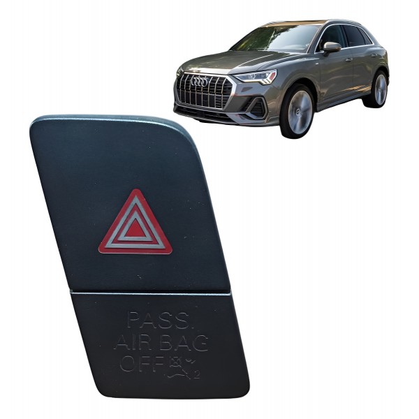 Botão Interruptor Pisca Alert Central Audi Q3 2014 2015 2016 Preto