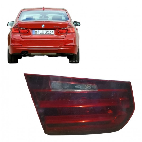 Lanterna Esquerda Tampa Traseira Bmw 328i 2012 2013 A 2015 Esquerdo/motorista Vermelho