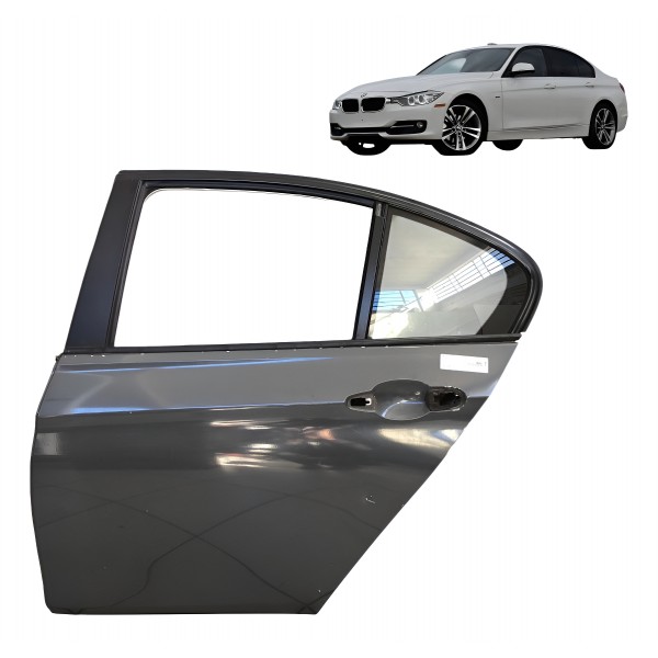 Porta Traseira Esquerda Bmw 328i 2013 2014 2015 2016 Traseira Esquerda Cinza