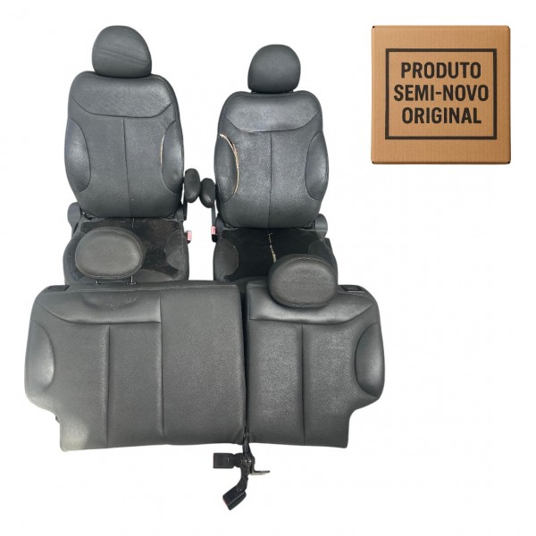 Jogo Banco Citroen C3 Detalhe 2007 2008 2009 2010 2011 2012 Cinza