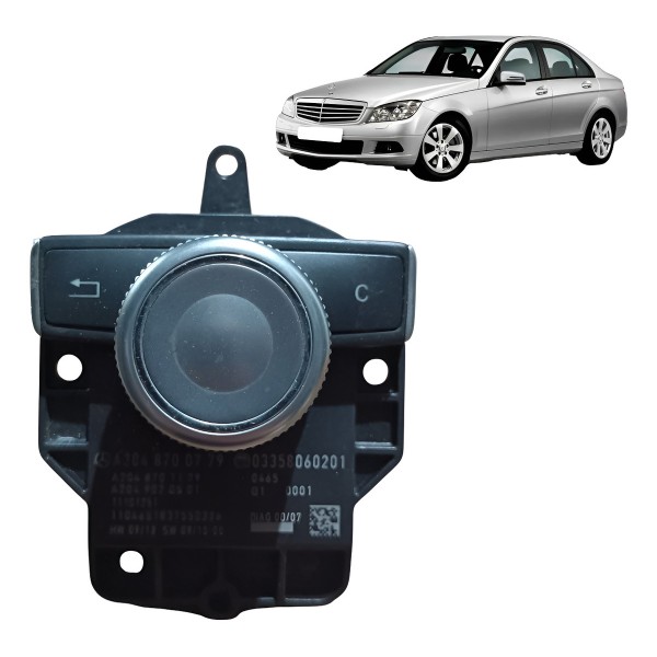Botão Comando Navegador Mercedes C180 C200 2008 2010 A 2013