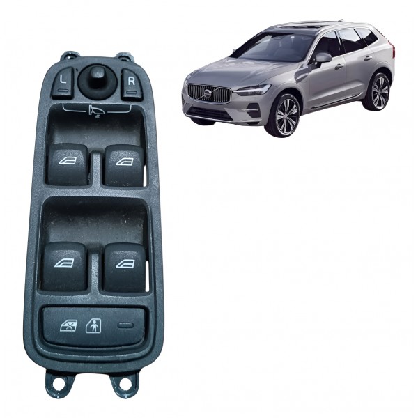 Botão Vidro Dianteiro Esquerdo Volvo Xc60 2009 2010 2017
