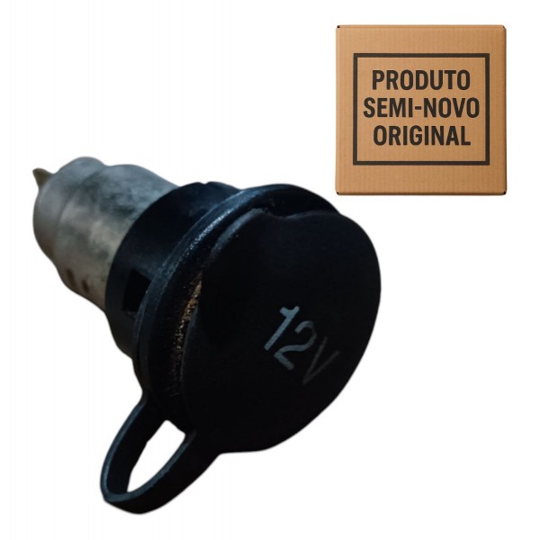 Tomada 12v Acendedor Cinzeiro Freelander 2011 2012 2013 2014 Preto