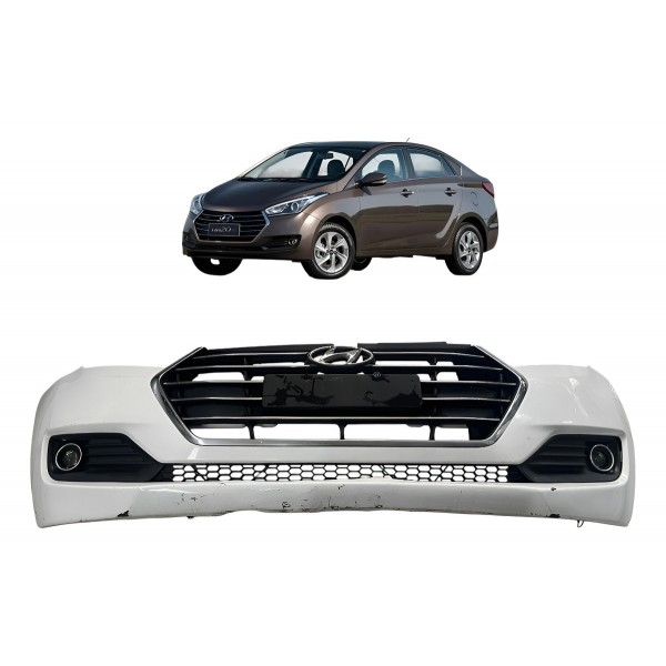 Parachoque Dianteiro Hyundai Hb20s 2016 2017 2018 2019 Orig Branco
