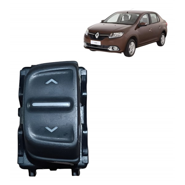 Botão Vidro Traseiros Renault Sandero Logan 2014 2015 A 2017