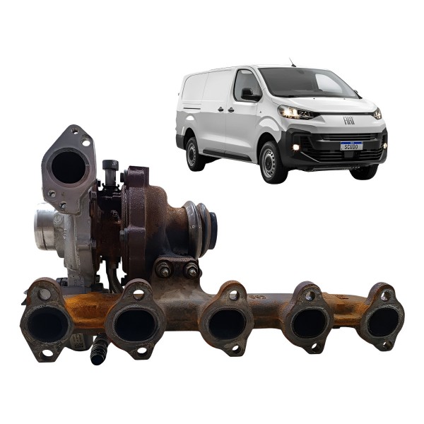 Turbina Coletor Escape Jumpy Scudo 1.5 2020 A 2024 Detalhe