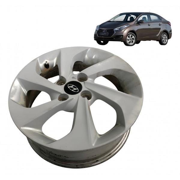 Roda Liga Aro 15 Hyundai Hb20s 2016 2017 2018 2019 Original Prateado