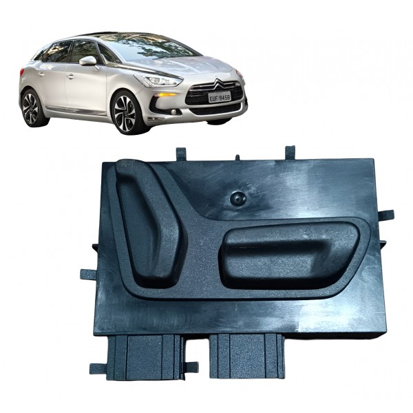 Botão Regulagem Banco Diant Direito Citroen Ds5 2013 A 2017 Preto
