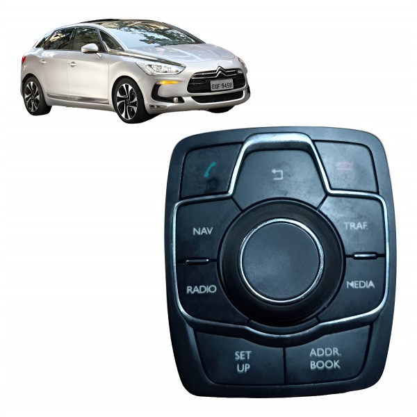 Botão Comando Multimídia Citroen Ds5 2013 2014 2015 A 2017
