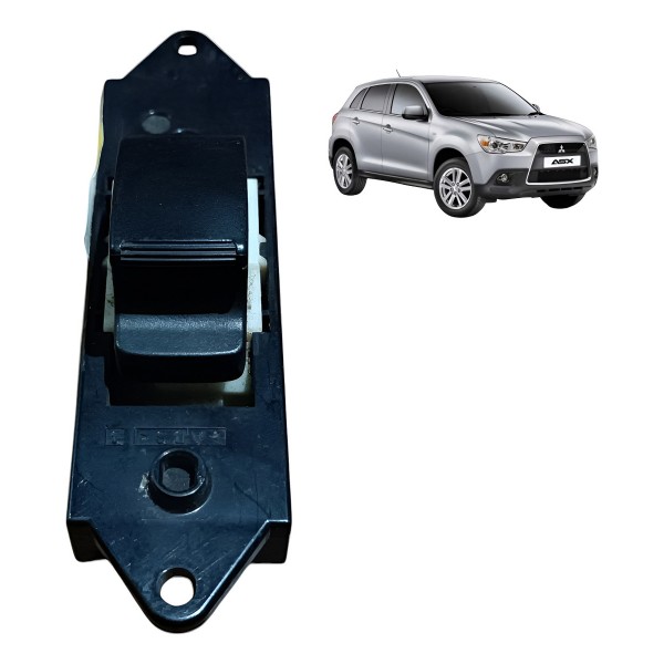Botão Vidro Dianteiro Direito Mitsubishi Asx 2012 2013 2014