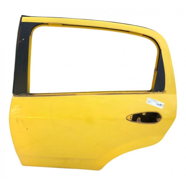 Porta Traseira Esquerda Fiat Punto T-jet 2009 2010 A 2012 Esquerdo Amarelo