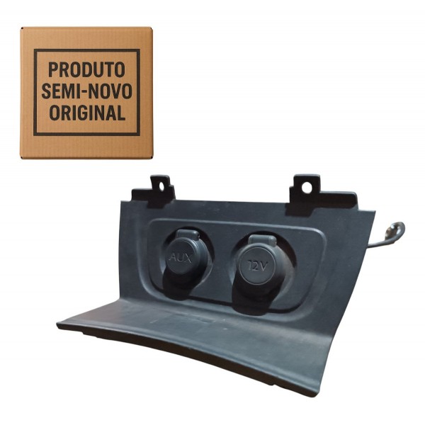 Moldura Entrada Auxiliar Usb 12v C4 Lounge 2013 2014 A 2017