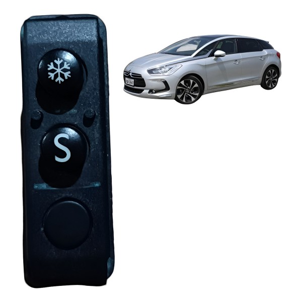 Botão Comando Sport Neve Citroen Ds5 2013 2014 2015 2016 Preto