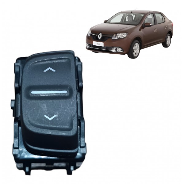 Botão Vidro Traseiros Renault Sandero Logan 2015 2016 A 2020