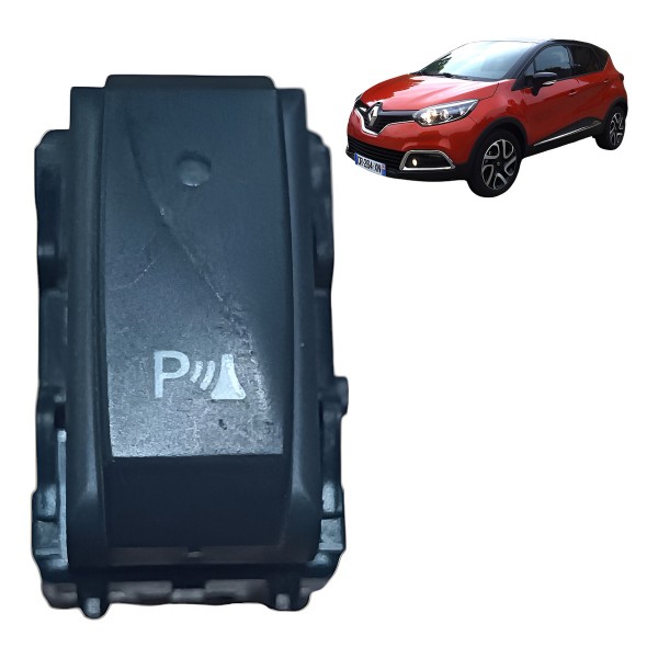 Botão Sensor Estacionamento Logan Sandero Captur 2015 A 2020 Preto