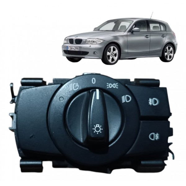 Botão Comando Chave Farol Milha Bmw 120i 2005 2006 2007