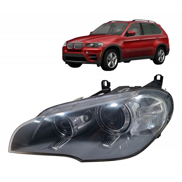 Farol Esquerdo Bmw X5 Xdrive 2011 2012 2013 A 2016 C/xenon Esquerdo/motorista