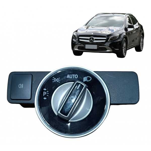 Botão Luz Farol Milha Mercedes Gla200 A200 2014 2015 2016