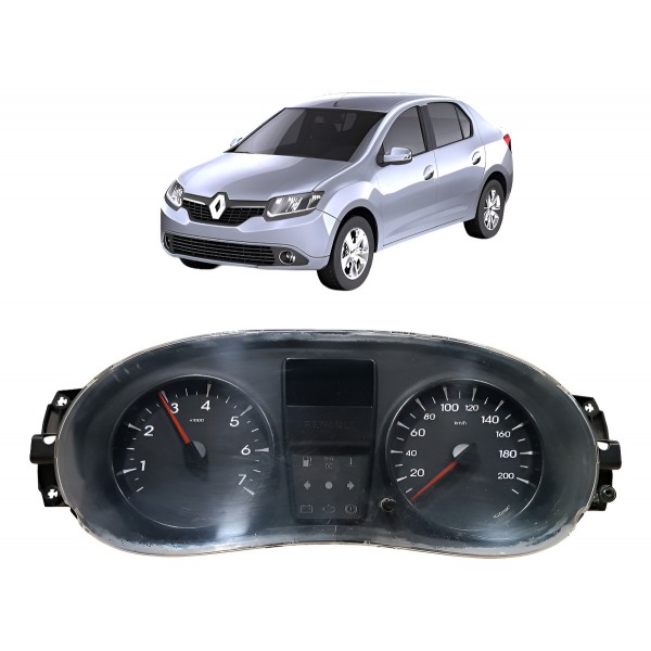 Painel Instrumento Velocímetro Renault Symbol 2011 2012 2013 Preto
