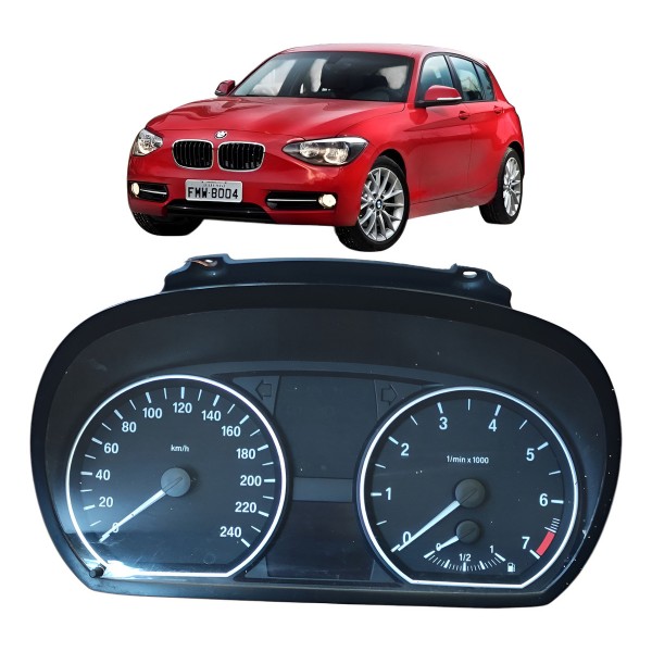 Painel Instrumento Velocímetro Bmw 118i 2008 2009 2010 2011 Preto