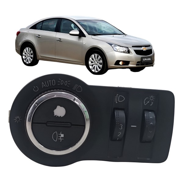 Botão Farol Luz Milha Chevrolet Cruze 2012 A 2016 Detalhe
