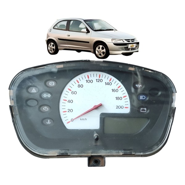 Painel Instrumentos Velocímetro Celta 2003 2004 Fundo Branco Branco
