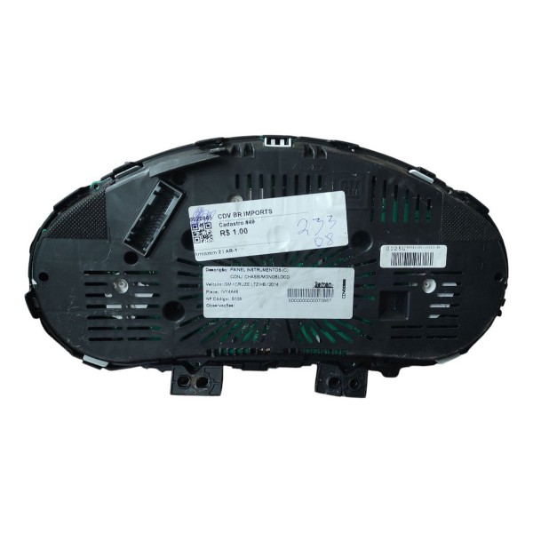 Painel Instrumentos Velocímetro Gm Cruze Aut 2011 2012 2013 Preto