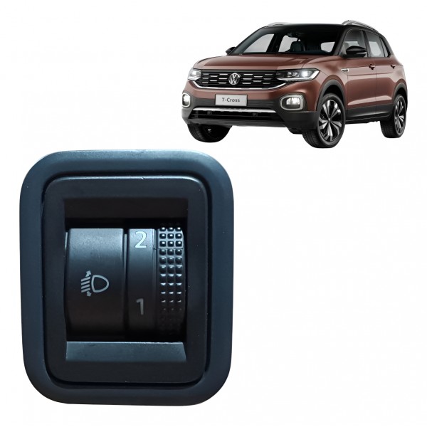 Botão Regulagem Luz Farol Vw T-cross 2019 2020 2021 A 2023