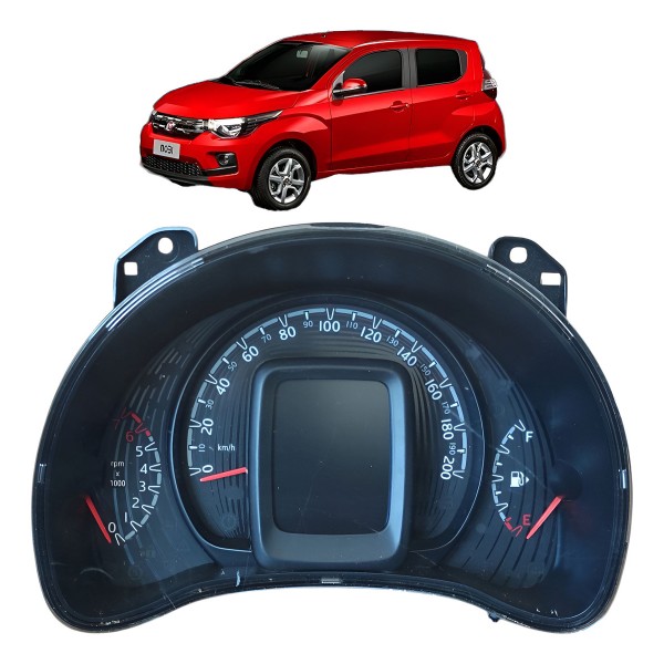 Painel Instrumentos Velocímetro Fiat Mobi 2020 Conta Giros Preto