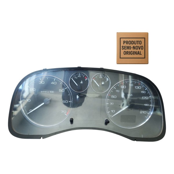 Painel Instrumento Velocimetro Peugeot 307 2009 2010 Manual Preto
