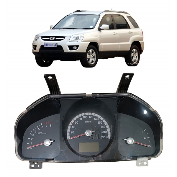 Painel Instrumento Velocimetro Kia Sportage 2.0 2008 2009 Preto