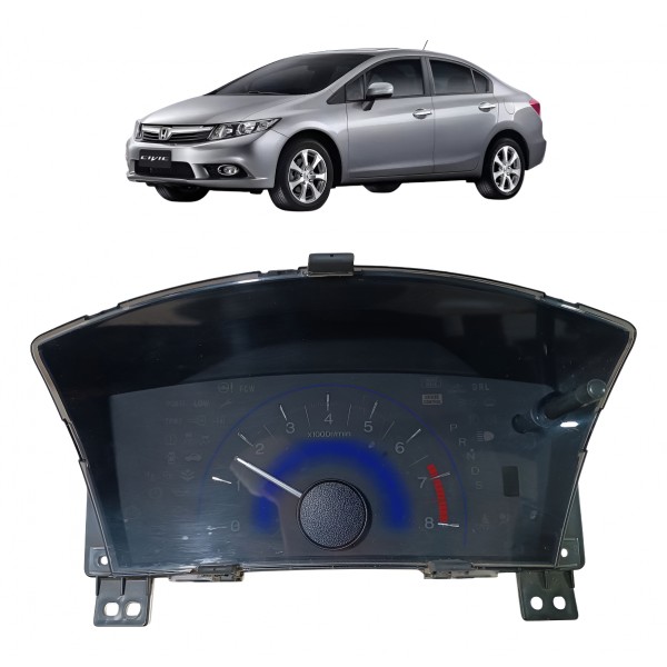 Painel Instrumento Velocimetro Honda Civic G9 2012 2013 2016 Preto