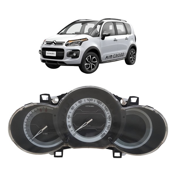 Painel Instrumento Velocímetro Citroen C3 Aircross 2012 2013 Preto