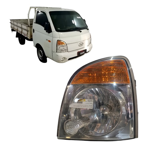 Farol Esquerdo Hyundai Hr 2004 2005 2006 2007 2008 A 2011 Esquerdo/motorista
