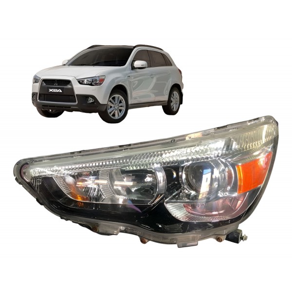 Farol Esquerdo Mitsubishi Asx Xenon 2011 2014 2016 Detalhe Esquerdo/motorista
