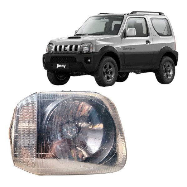 Farol Direito Suzuki Jimny 4  2015 2016 A 2020 Detalhe Direito/passageiro