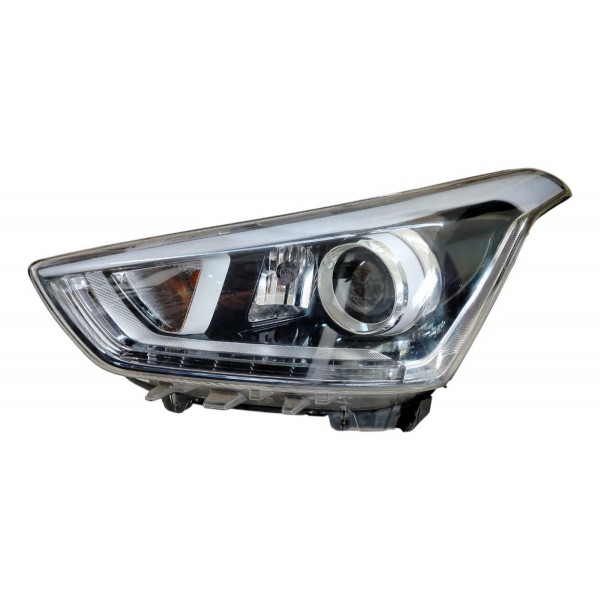 Farol Esquerdo Creta 2016 2017 A  2019 C/led Detalhe Esquerdo/motorista