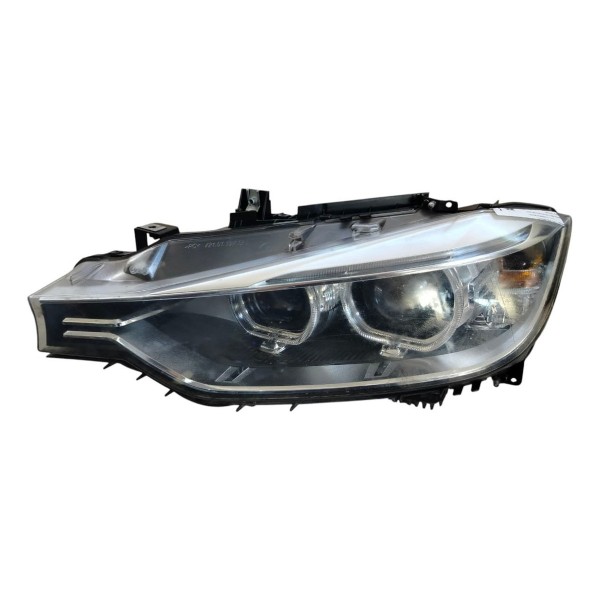 Farol Esquerdo Bmw 320i C/led Xenon E Mascara Ngra 2013/2018 Esquerdo/motorista