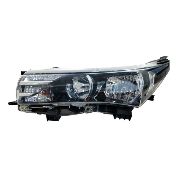 Farol Esquerdo Corolla C/ Mascara Negra 2015 2016 A 2018 Esquerdo/motorista