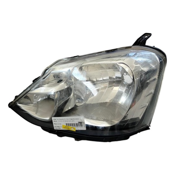 Farol Esquerdo Etios 2014 2015 2016 A 2019 Detalhe Esquerdo/motorista