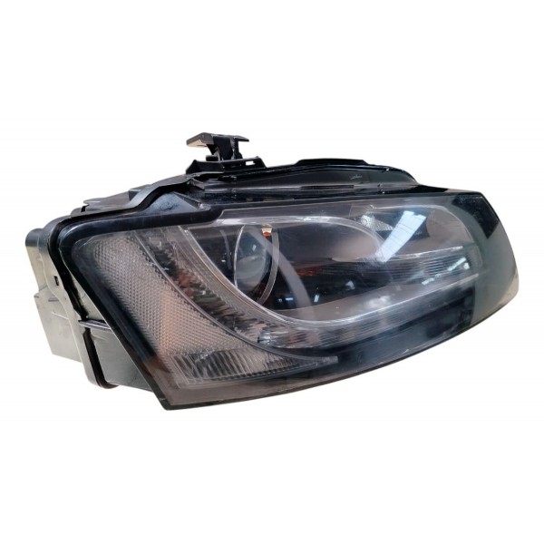 Farol Esquerd Audi A5 Led Xenon E Mascara Neg 2010/13 Detalh Esquerdo/motorista