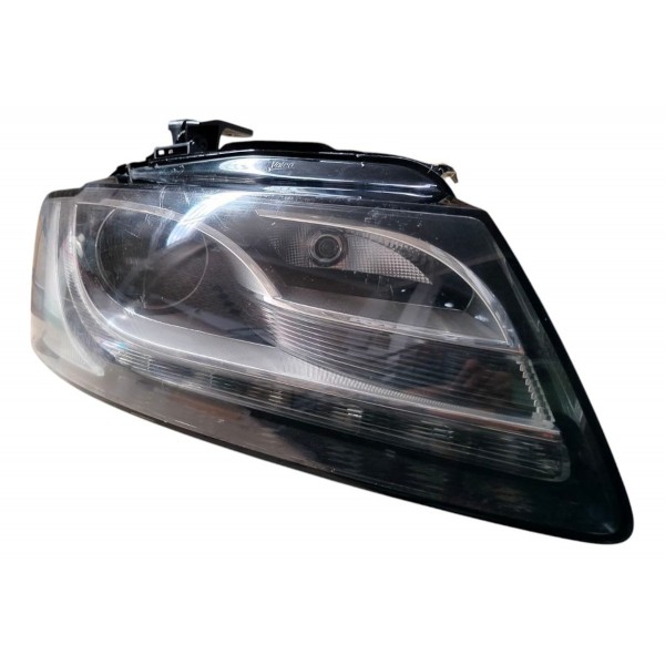 Farol Esquerd Audi A5 Led Xenon E Mascara Neg 2010/13 Detalh Esquerdo/motorista