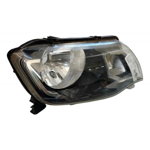 Farol Direito Kwid Intense 2017 A 2020 Mascara Negra Detalhe Direito/passageiro