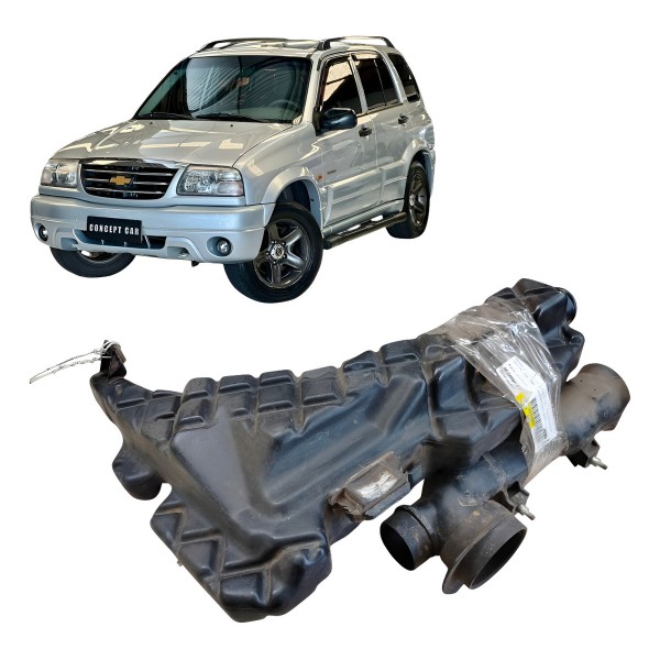 Caixa Ressonadora Filtro Ar Tracker Grand Vitara 2000 A 2008 Preto