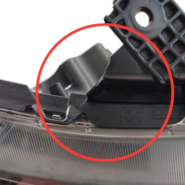 Farol Direito Civic 2012 2013 A 2016 Mascara Negra Detalhe Direito/passageiro