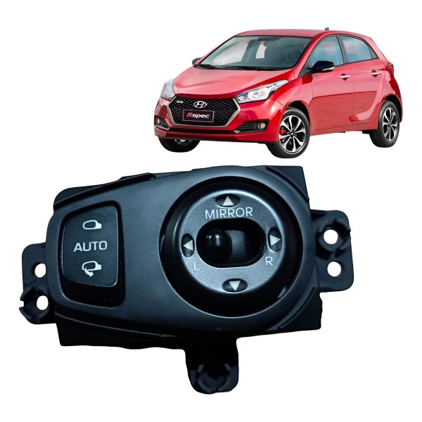 Botão Comando Retrovisor C/rebatimento Hb20 2016 2017 A 2019