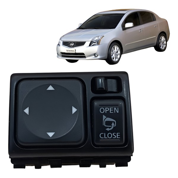 Botão Comando Regulagem Retrovisor Nissan Sentra 2013 A 2020