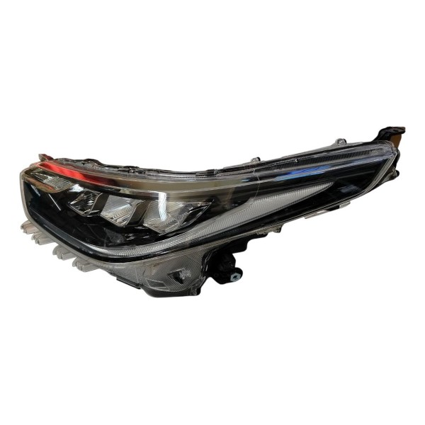Farol Esquerd Yaris C/ Led Xenon E Mascara Negra 2023 Detalh Esquerdo/motorista