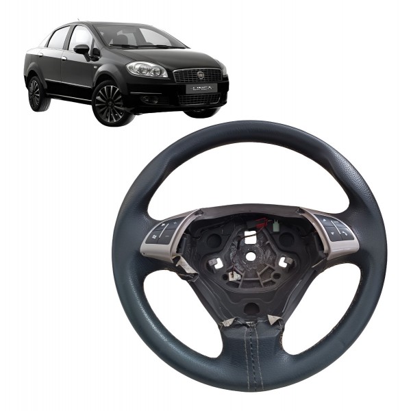 Volante Direção Fiat Punto T-jet 2009 2010 A 2012 Encapado